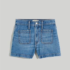 Madewell Patch Pocket Denim Shorts